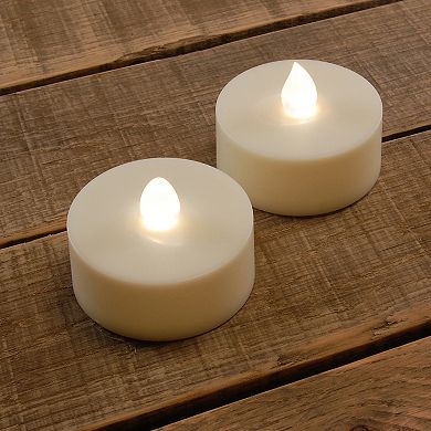 LumaBase White LED Tealight Candle & Remote Control 5-piece Set