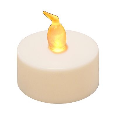 LumaBase Amber LED Tealight Candle 24-piece Set