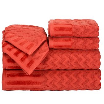 Portsmouth Home Chevron 6 pc Bath Towel Set