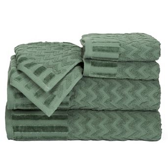 Portsmouth Home Chevron 6 pc Bath Towel Set