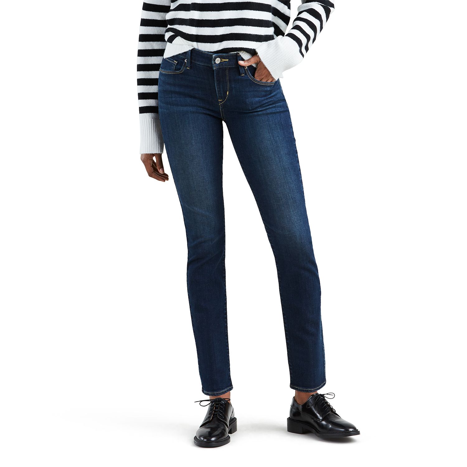 levi's mid rise skinny jeans colors