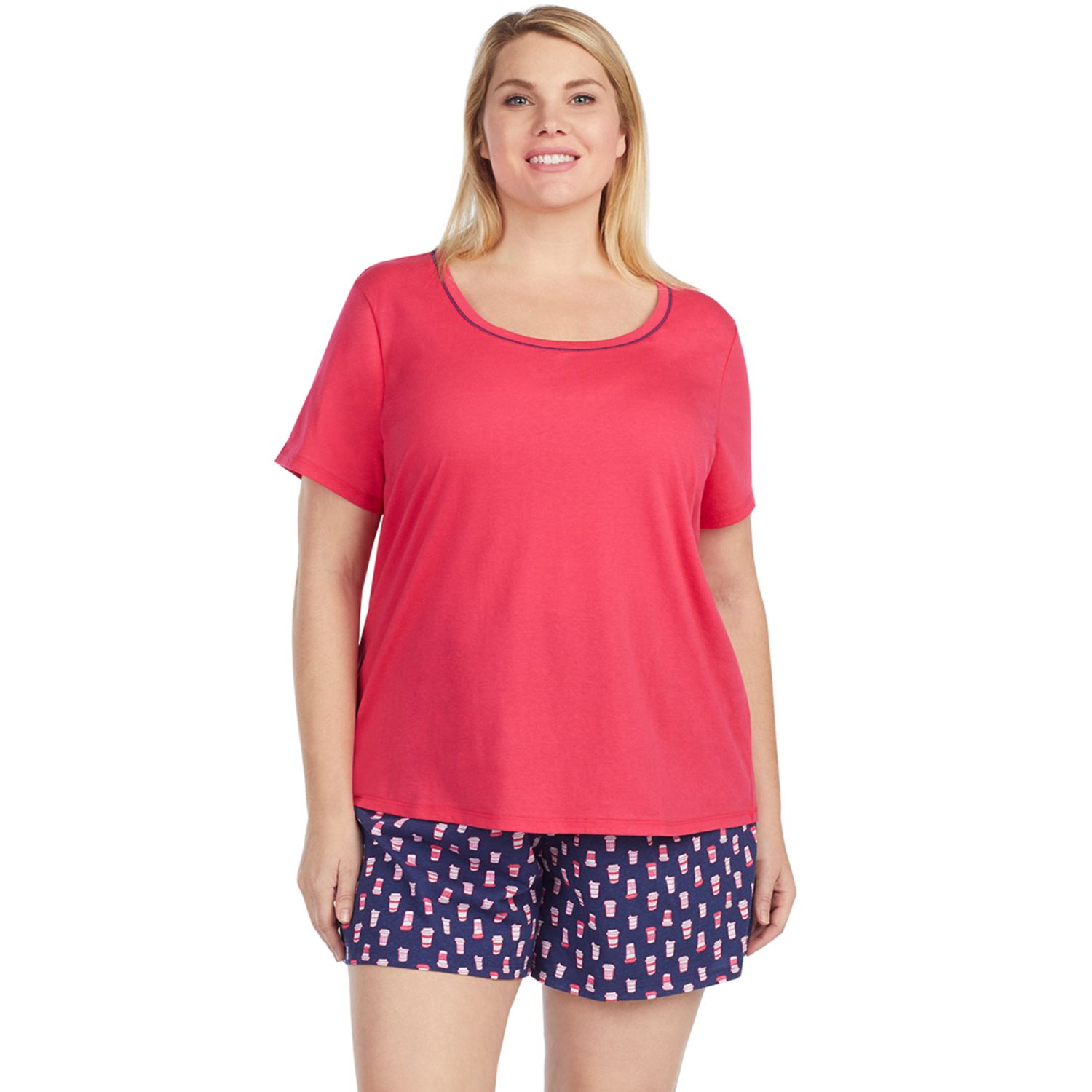 plus size pajama shorts