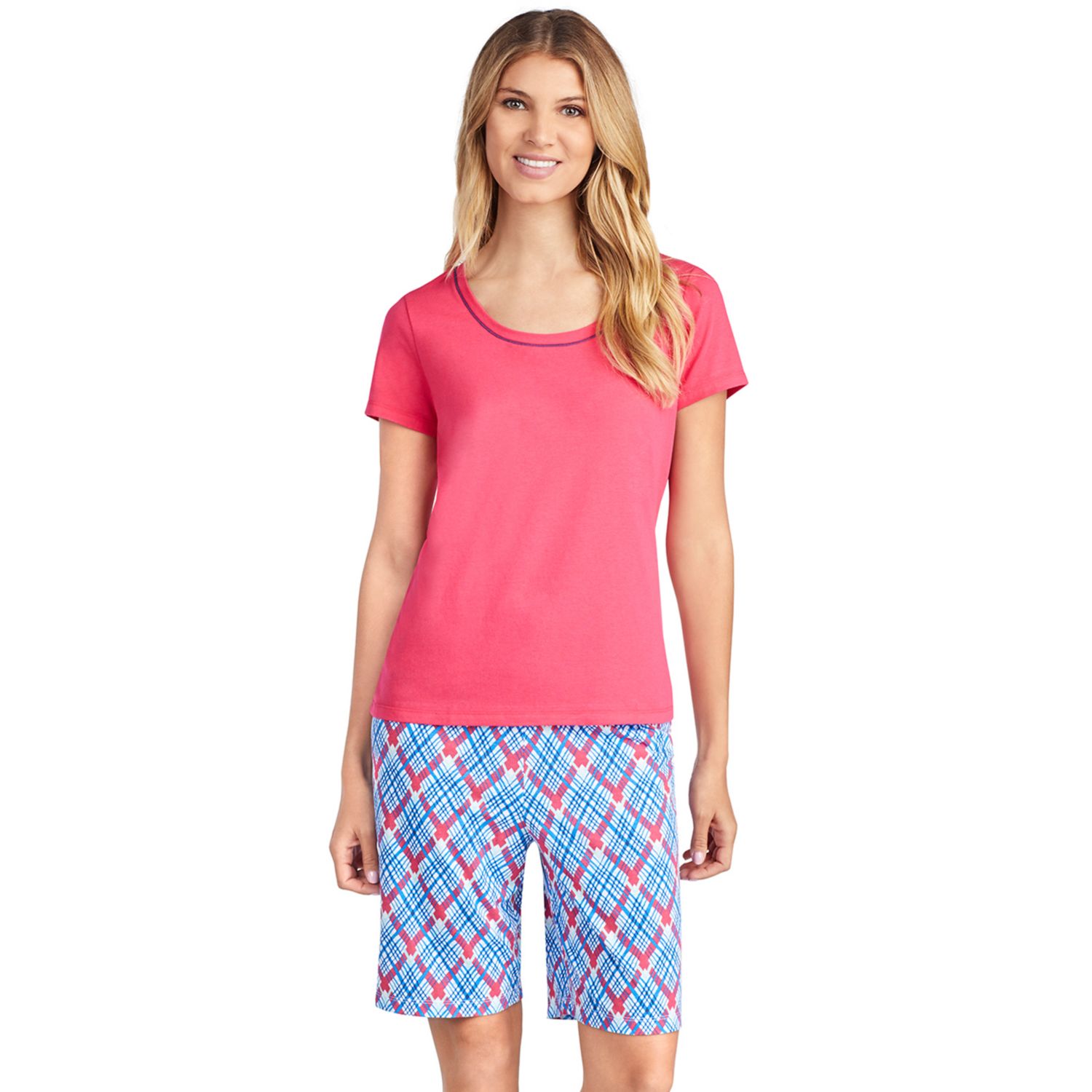women's bermuda sleep shorts