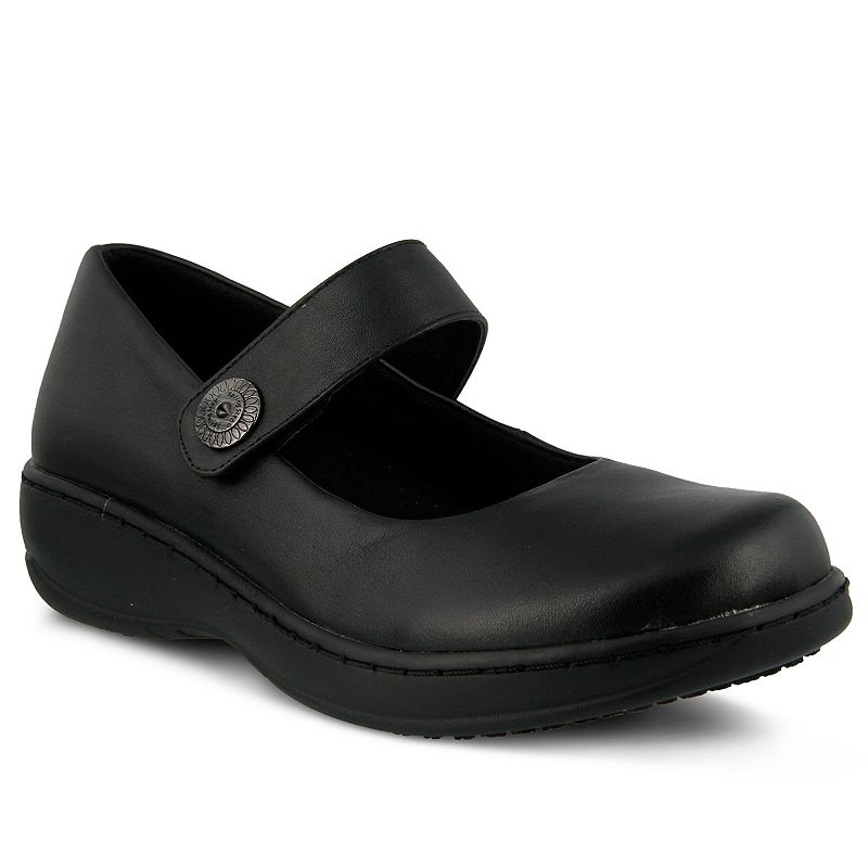 Spring Step Wisteria Women's Mary Jane Shoes, Size: 8.5 Medium, Black