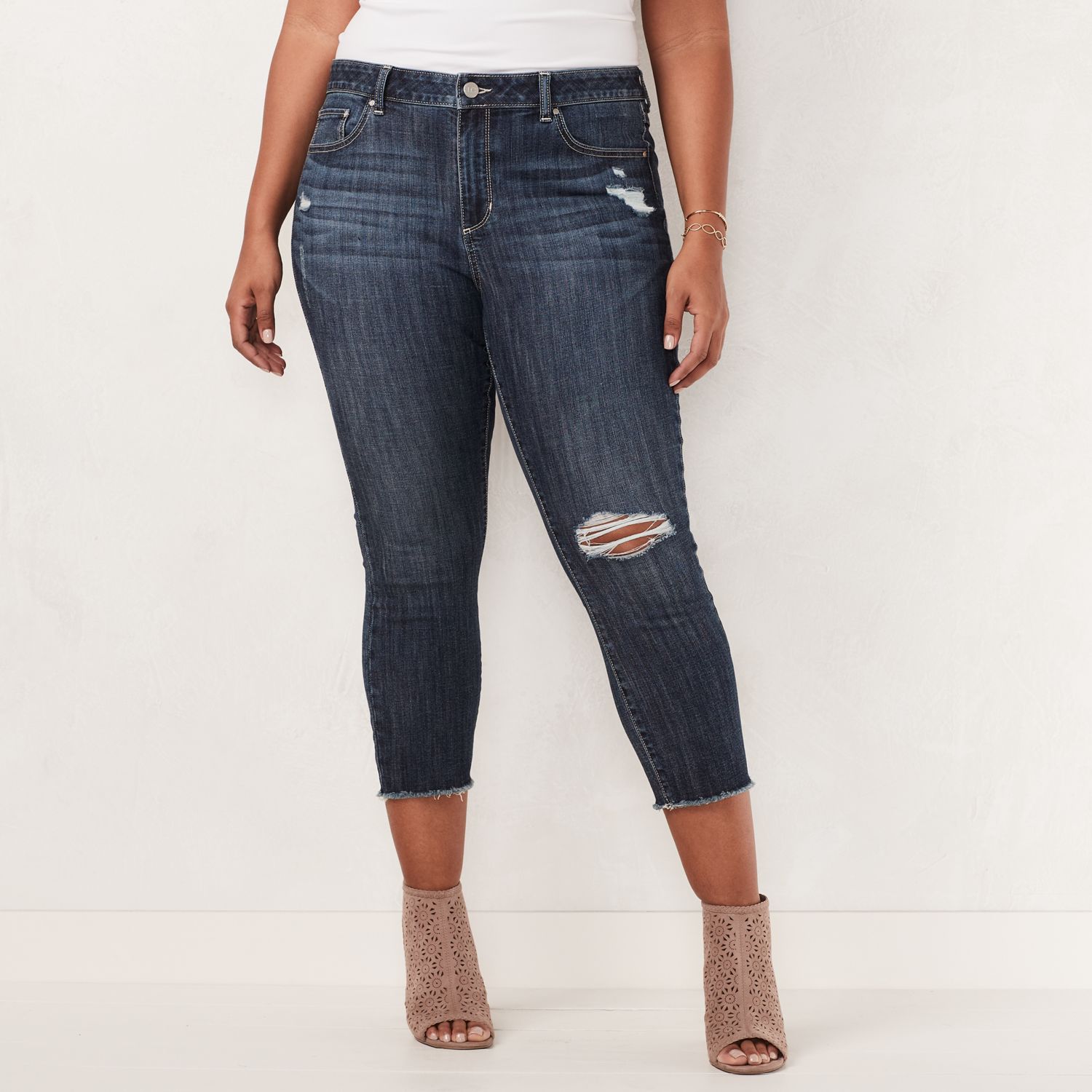 lauren conrad skinny capri jeans