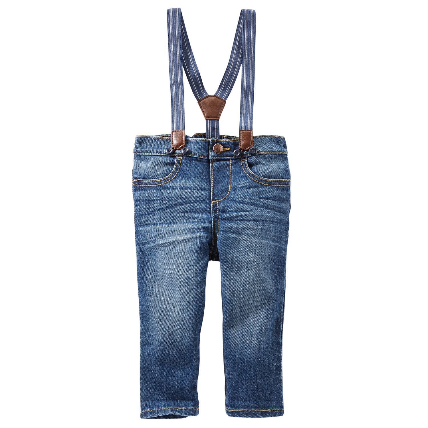 baby boy jeans with suspenders