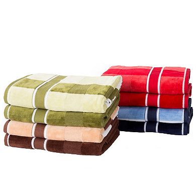 Portsmouth Home Oakville Velour 6-piece Bath Towel Set