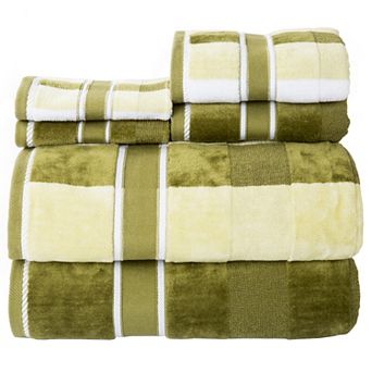 Portsmouth Home Oakville Velour 6 pc Bath Towel Set