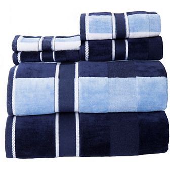 Portsmouth Home Oakville Velour 6 pc Bath Towel Set