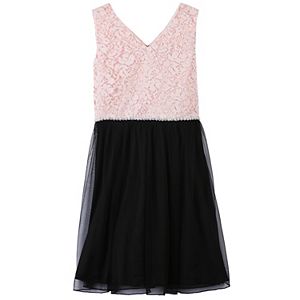 Girls 7-16 Speechless Lace Mesh Dress