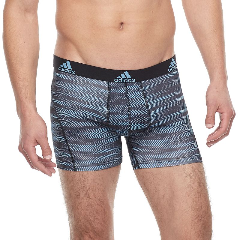 UPC 716106842634 product image for Men's Adidas 2-pack climalite Performance Trunks, Size: Small, Blue | upcitemdb.com