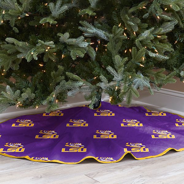 NCAA LSU Tigers Christmas Tree Skirt