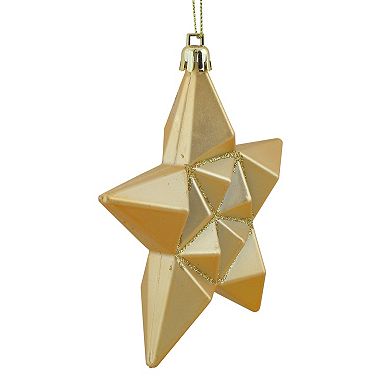 12-Piece Shatterproof Star 5-inch Christmas Ornaments Set