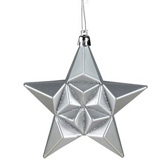 12 pc Shatterproof Star 5-inch Christmas Ornaments Set