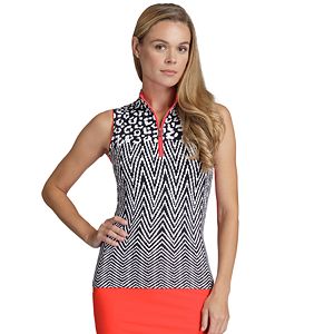 Women's Tail Cindy Chevron Print Golf Tank