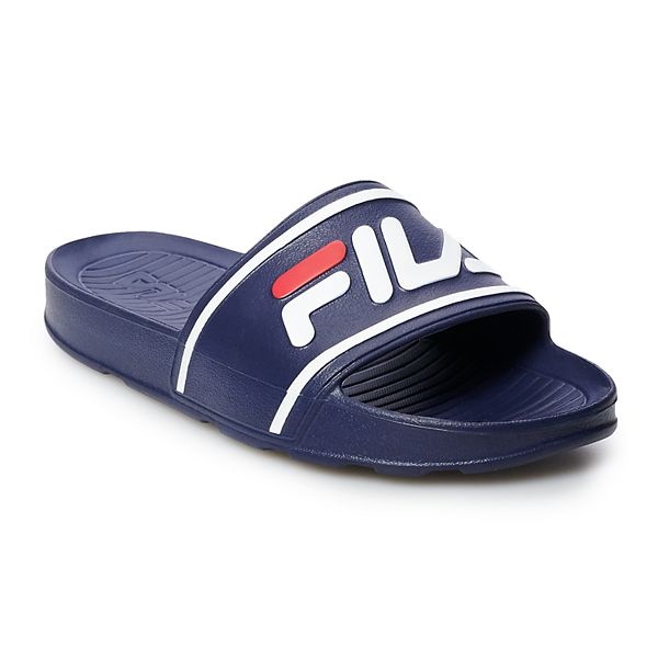 Fila slides blue best sale