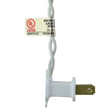 Clear 300 ct. White Wire Twinkle Icicle Mini Christmas Lights