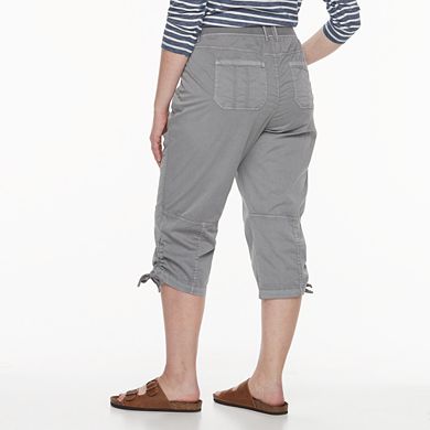 Plus Size Sonoma Goods For Life® Utility Capri Pants