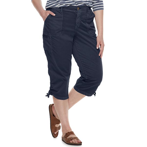 Plus Size Sonoma Goods For Life® Utility Capri Pants