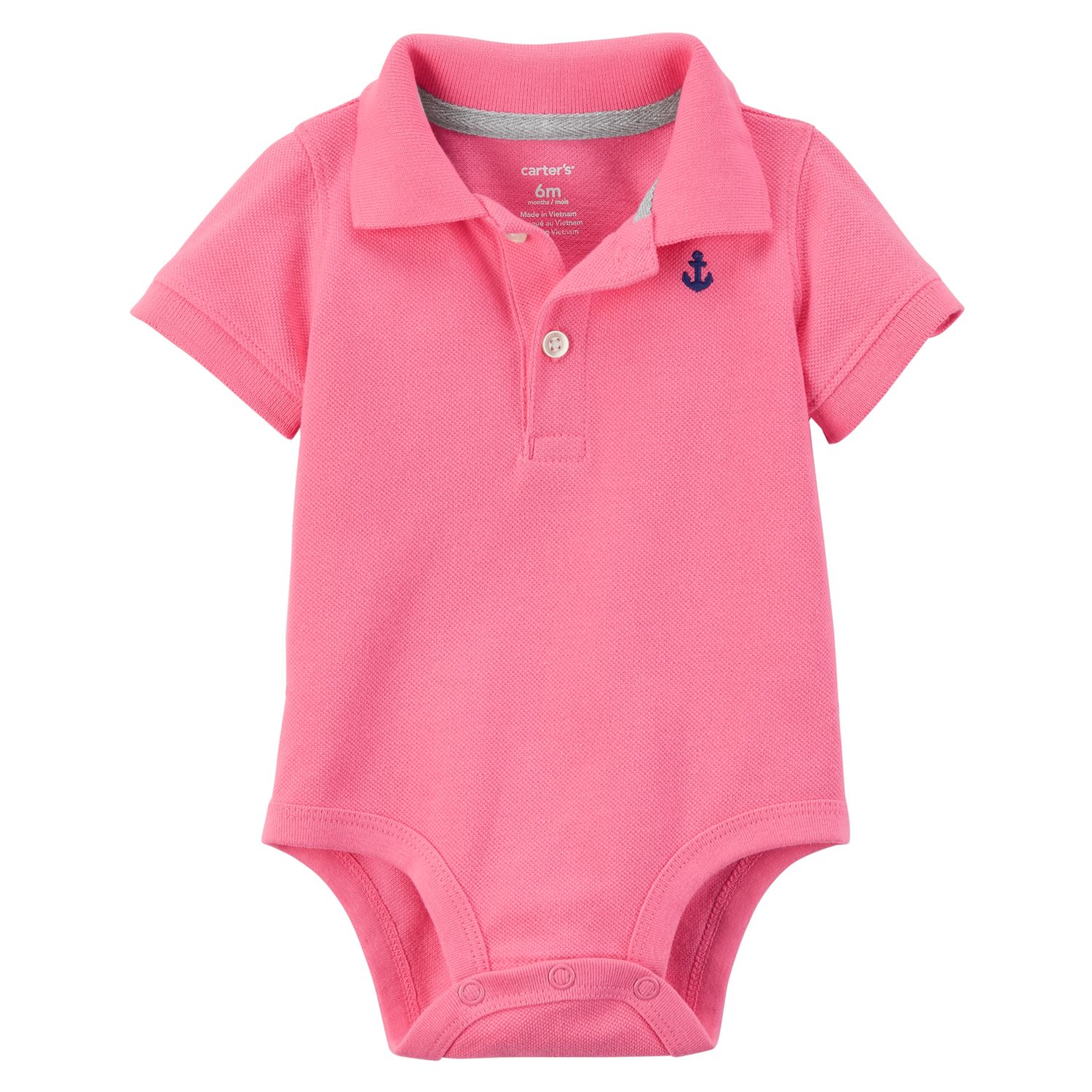 baby boy pink polo shirt