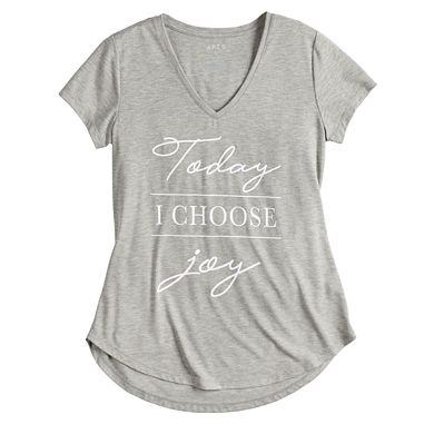 Women's Apt. 9® V-neck Graphic Tee