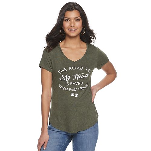 Women's Apt. 9® Vneck Graphic Tee