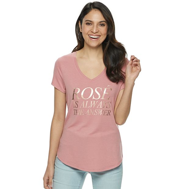 Women's Apt. 9® V-neck Graphic Tee