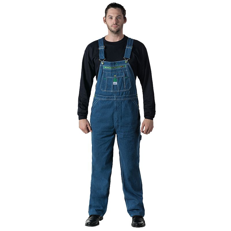 UPC 045577080147 product image for Men's Liberty Stonewashed Denim Bib Overall, Size: 32X30, Red Overfl | upcitemdb.com