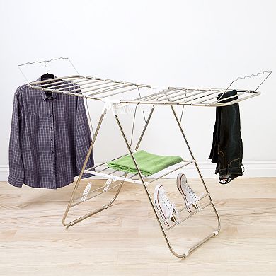 Portsmouth Home Deluxe Folding Gullwing Clothes Drying Rack