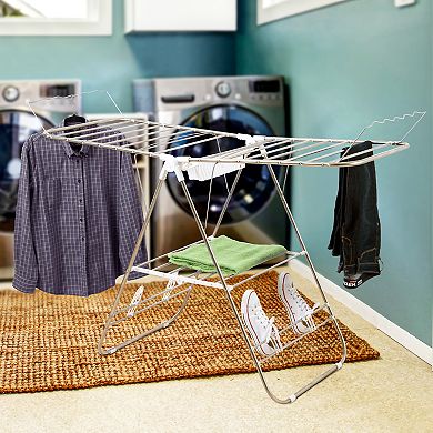Portsmouth Home Deluxe Folding Gullwing Clothes Drying Rack