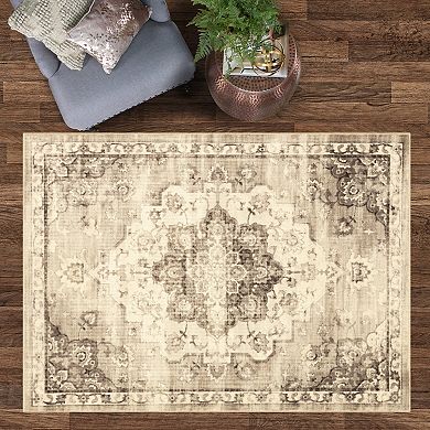 Sonoma Goods For Life® Windsor Distressed Area & Washable Throw Rug