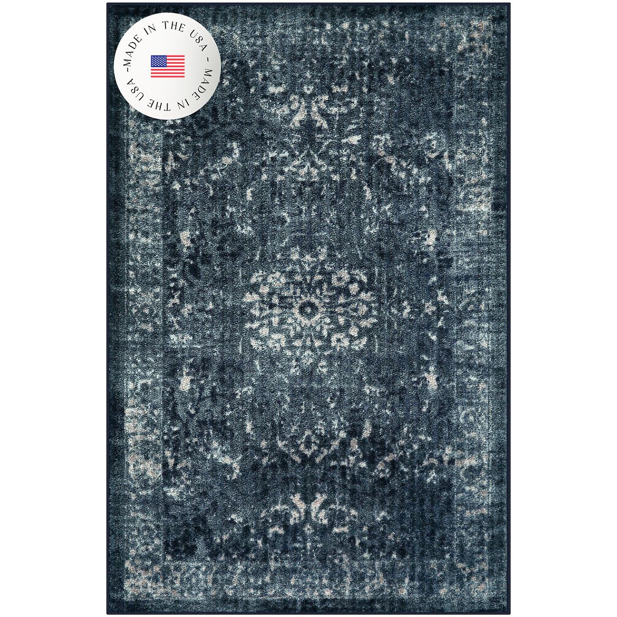 Sonoma Goods For Life® Windsor Distressed & Washable Rug - Blue Gray, 20X32