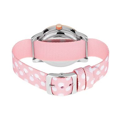 Disney's Minnie Mouse "Bows are Always a Good Idea" Women's Reversible Strap Watch