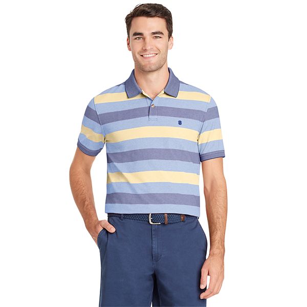 Men's IZOD SportFlex Classic-Fit Striped Stretch Performance Polo