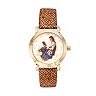 Disney's Beauty and the Beast Princess Belle Women's Sequin Leather Watch