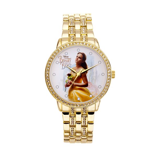 Disney S Beauty And The Beast Princess Belle Women S Crystal Watch