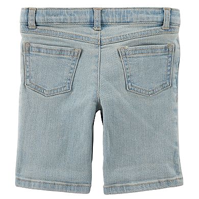 Toddler Girl Carter's Rolled-Cuff Midi Denim Shorts