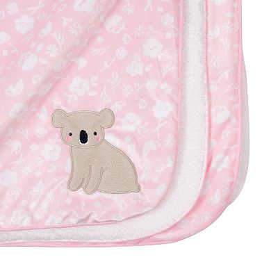 Just Born Pink Plush Blanket