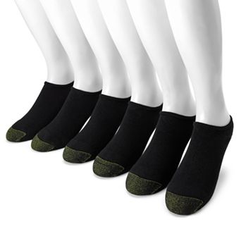 Men's GOLDTOE® 6-pack Athletic Cushioned No-Show Socks