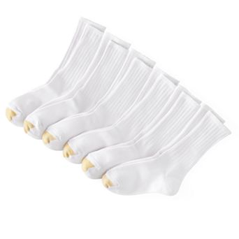 Women's GOLDTOE ® 6-pack Ribbed Crew Socks