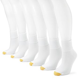 Women's GOLDTOE® 6-pack Turn-Cuff Socks