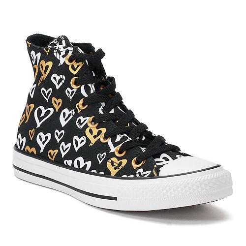 heart converse sneakers