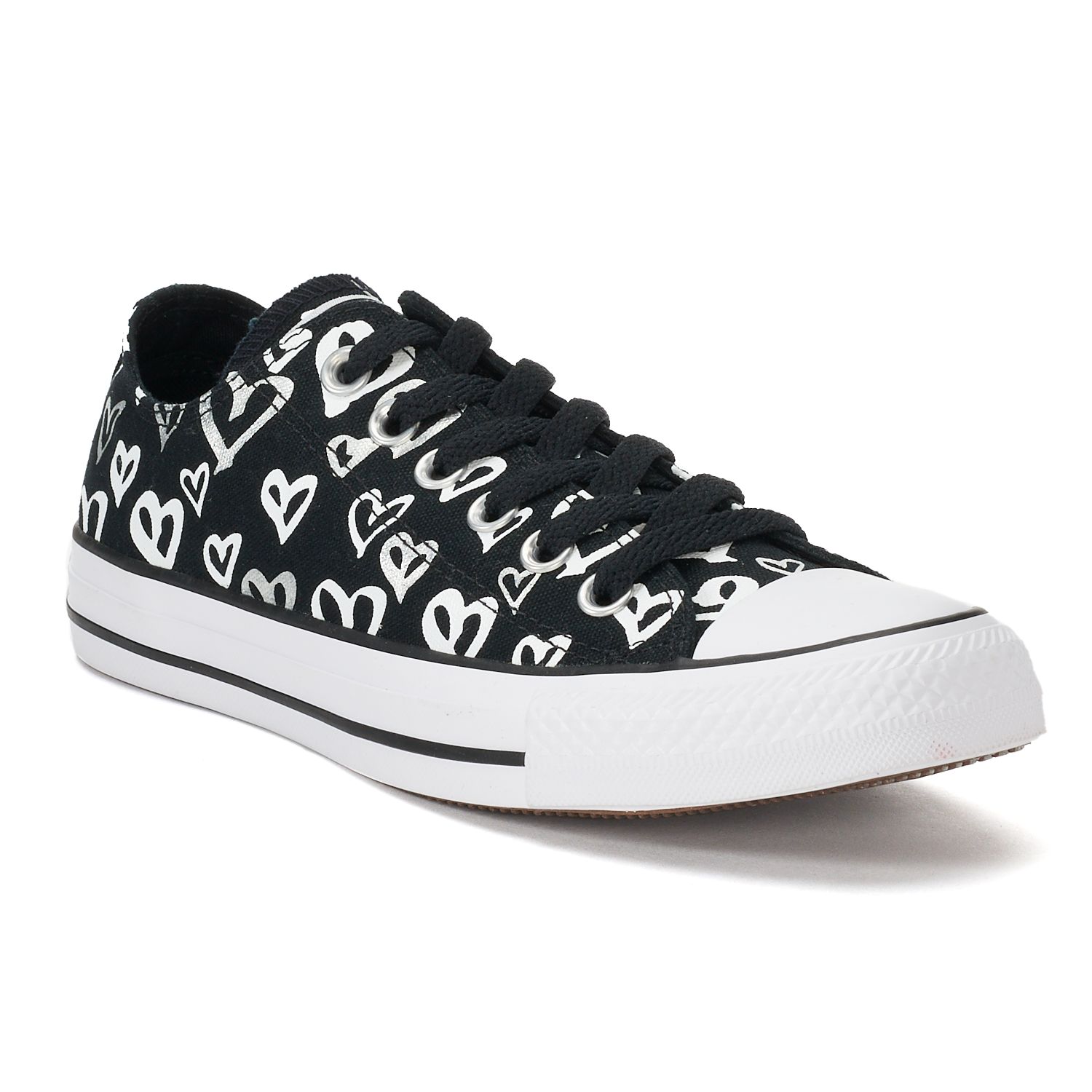 heart print converse