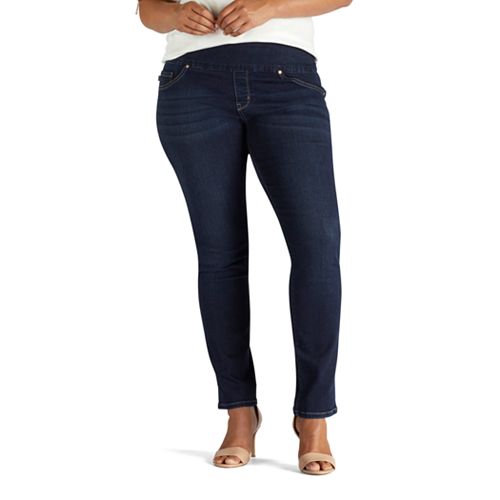 Plus Size Lee Sculpting Slim Leg Pull On Jeans