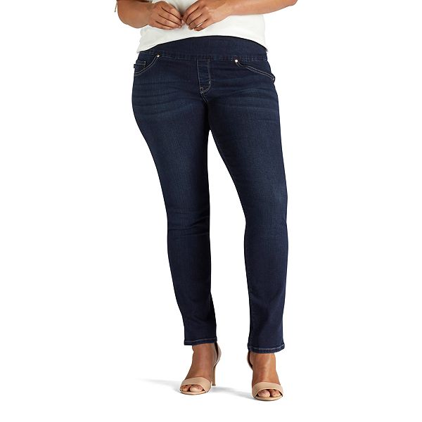 Plus Size Lee® Sculpting Slim Leg Pull-On Jeans
