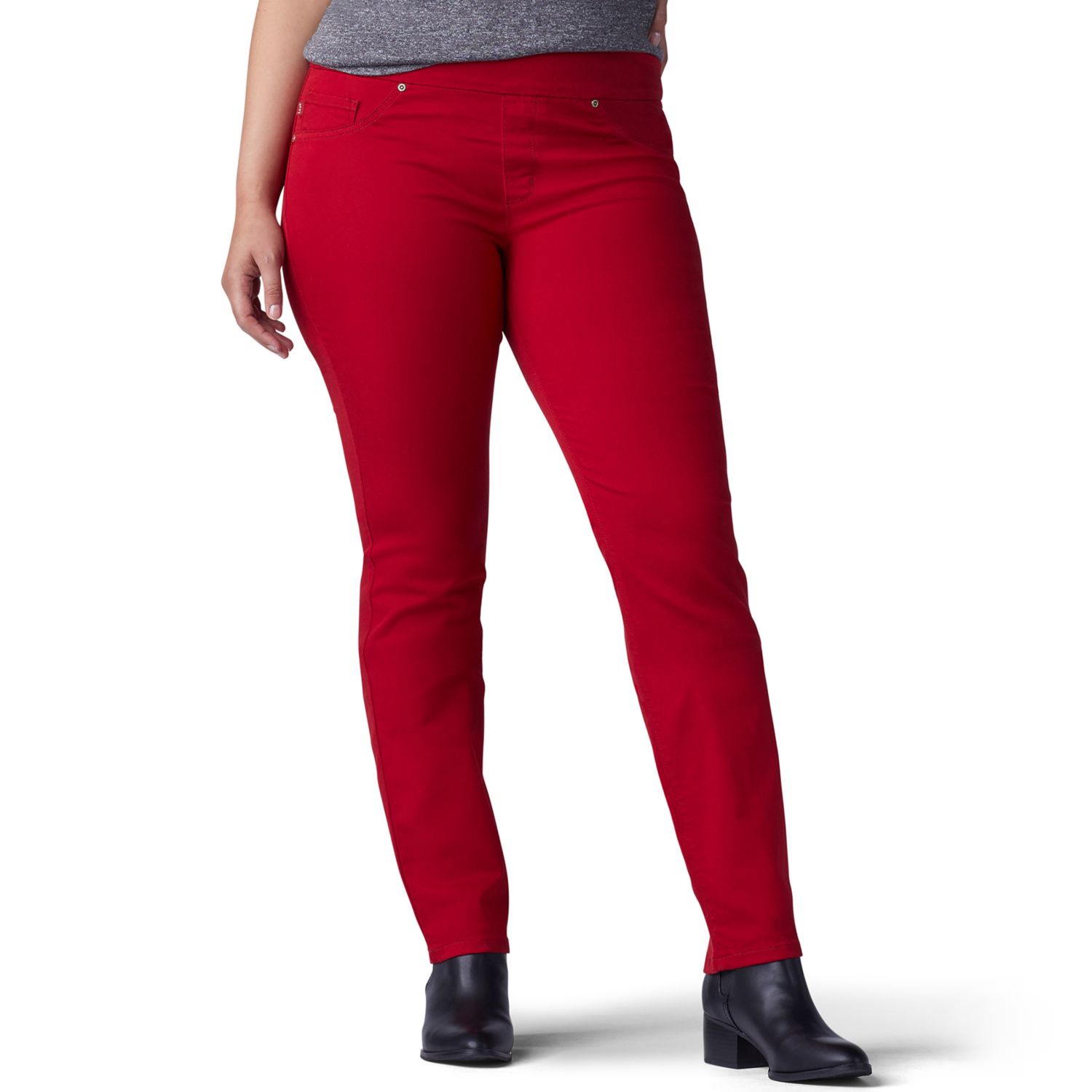 lee slim fit sculpting slim leg pull on jean