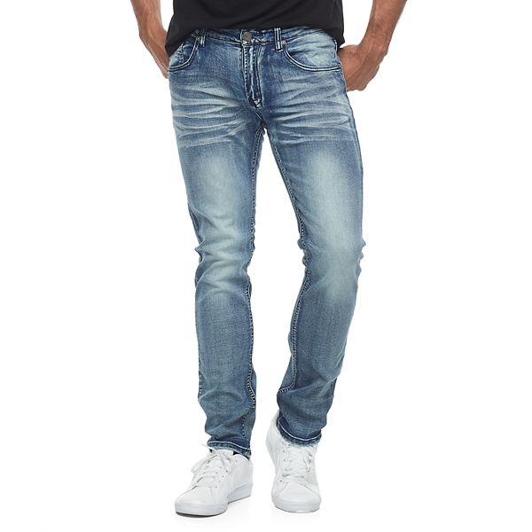 Men's XRAY Slim-Fit Washed Stretch Jeans