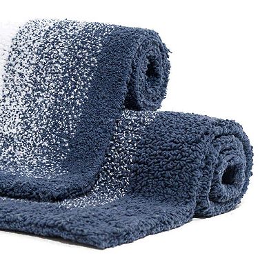 Chesapeake Whitney Ombre Reversible 2-piece Bath Rug Set