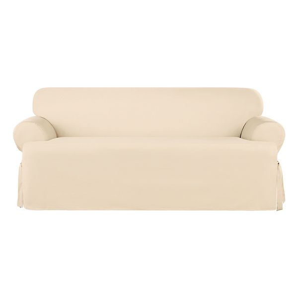 Sure fit t cushion sofa cover sale