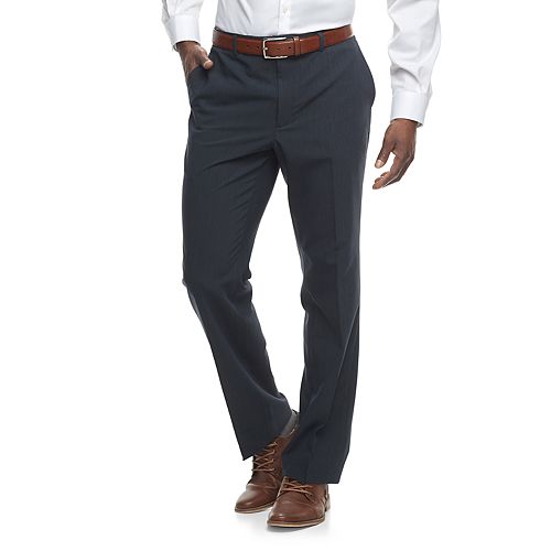 Men's Apt. 9® SlimFit Premier Flex Crosshatch Dress Pants